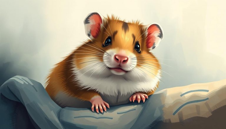 Infografik zur Edelsteintherapie für ältere Hamster: Energetische Unterstützung durch ausgewählte Edelsteine.
