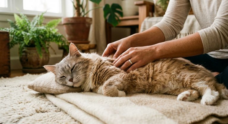 Shiatsu-Massagen für betagte Katzen: Sanfte Berührungen für mehr Wohlbefinden im Alter
